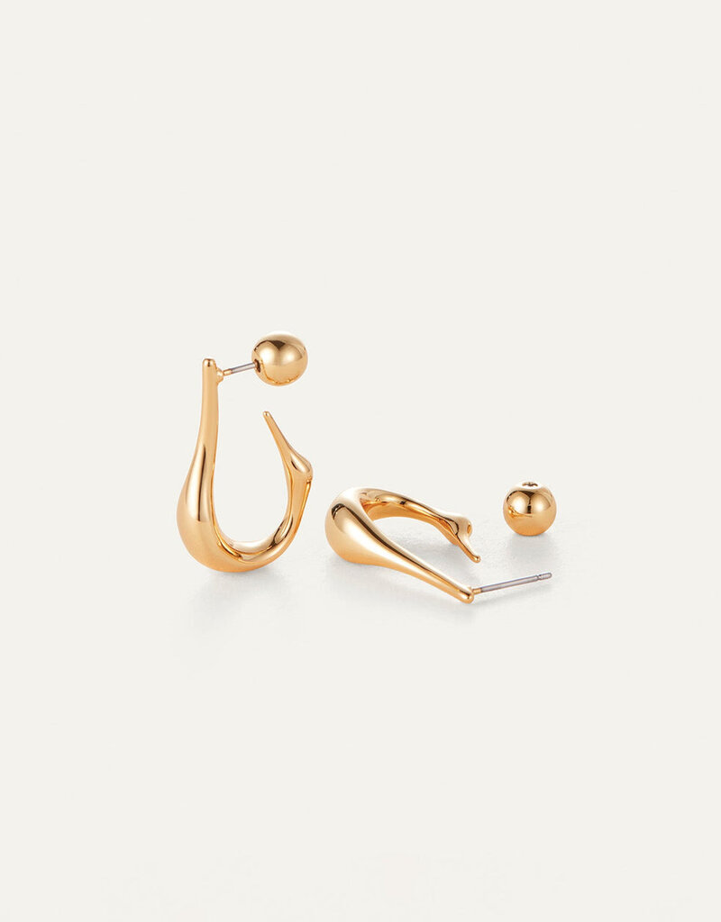 Jenny Bird Colette Hoop Earrings Small - Gold