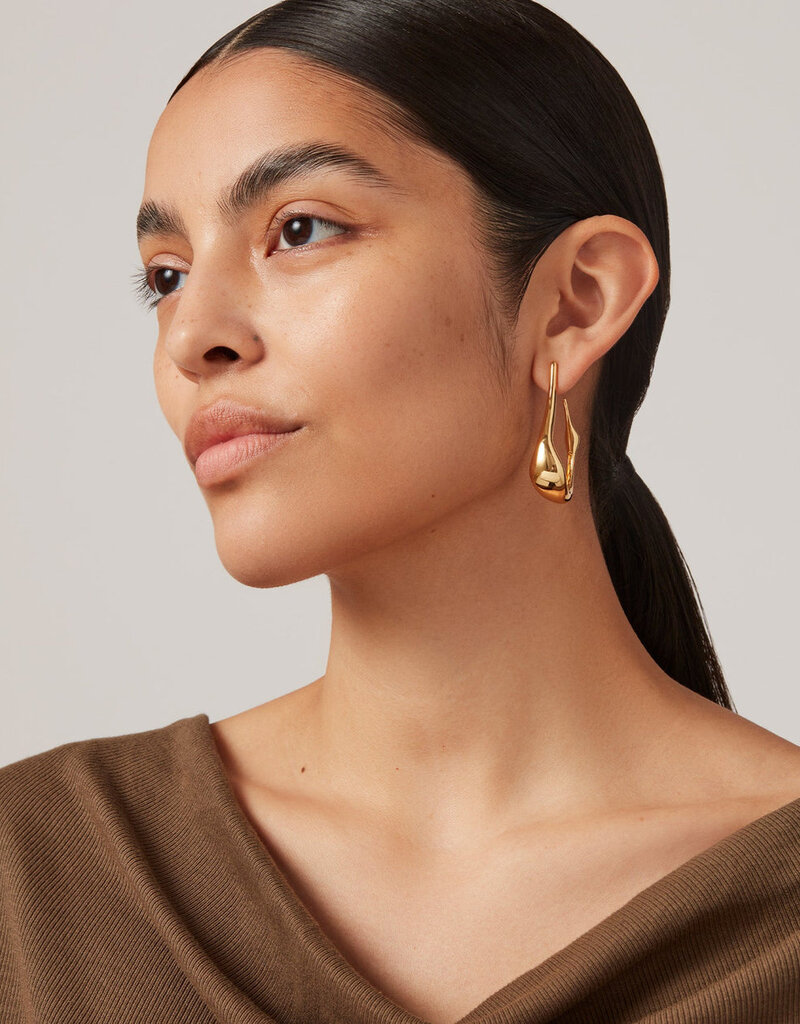 Jenny Bird Colette Hoop Earrings Medium - Gold