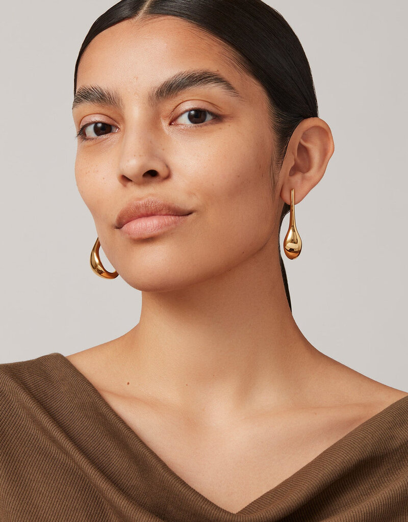 Jenny Bird Colette Hoop Earrings Medium - Gold