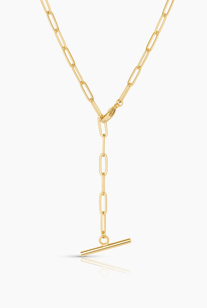 Natalie Lariat Necklace - Gold