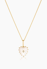 Thatch Isabel Mother Of Pearl Heart Necklace