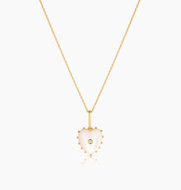 Thatch Isabel Mother Of Pearl Heart Necklace