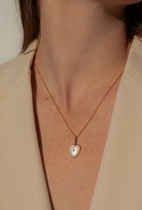 Thatch Isabel Mother Of Pearl Heart Necklace