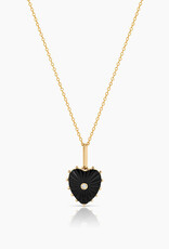 Thatch Isabel Onyx Heart Necklace