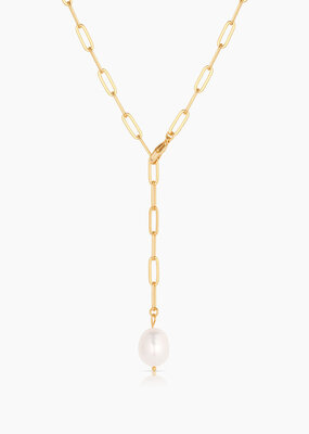 Thatch Lea Pearl Lariat Necklace