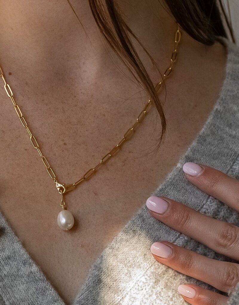 Thatch Lea Pearl Lariat Necklace
