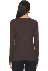 AGOLDE Corey Scoop Neck Tee - Fox