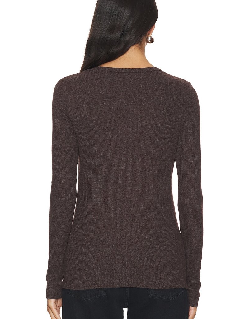 AGOLDE Corey Scoop Neck Tee - Fox