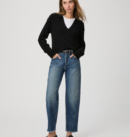 Paige Alexis Barrel Leg Jean - Lovejoy Distressed