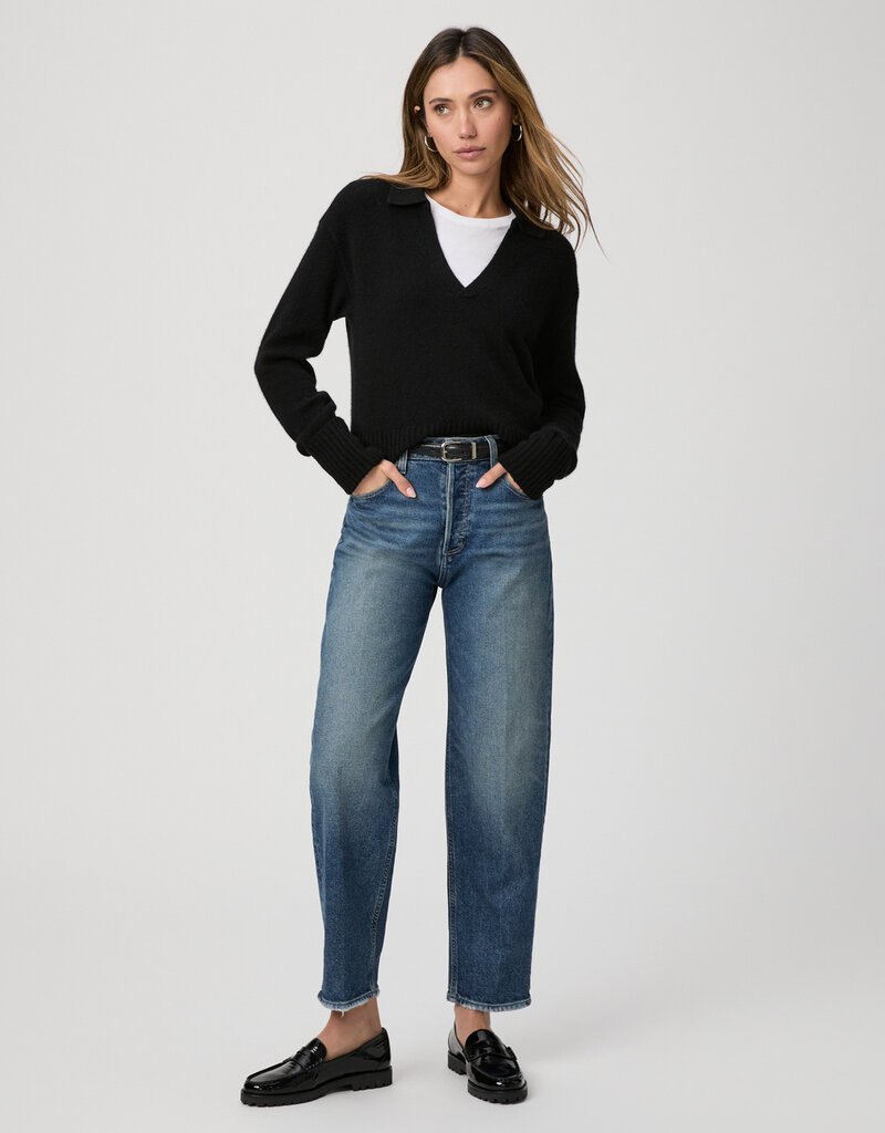 Paige Alexis Barrel Leg Jean - Lovejoy Distressed