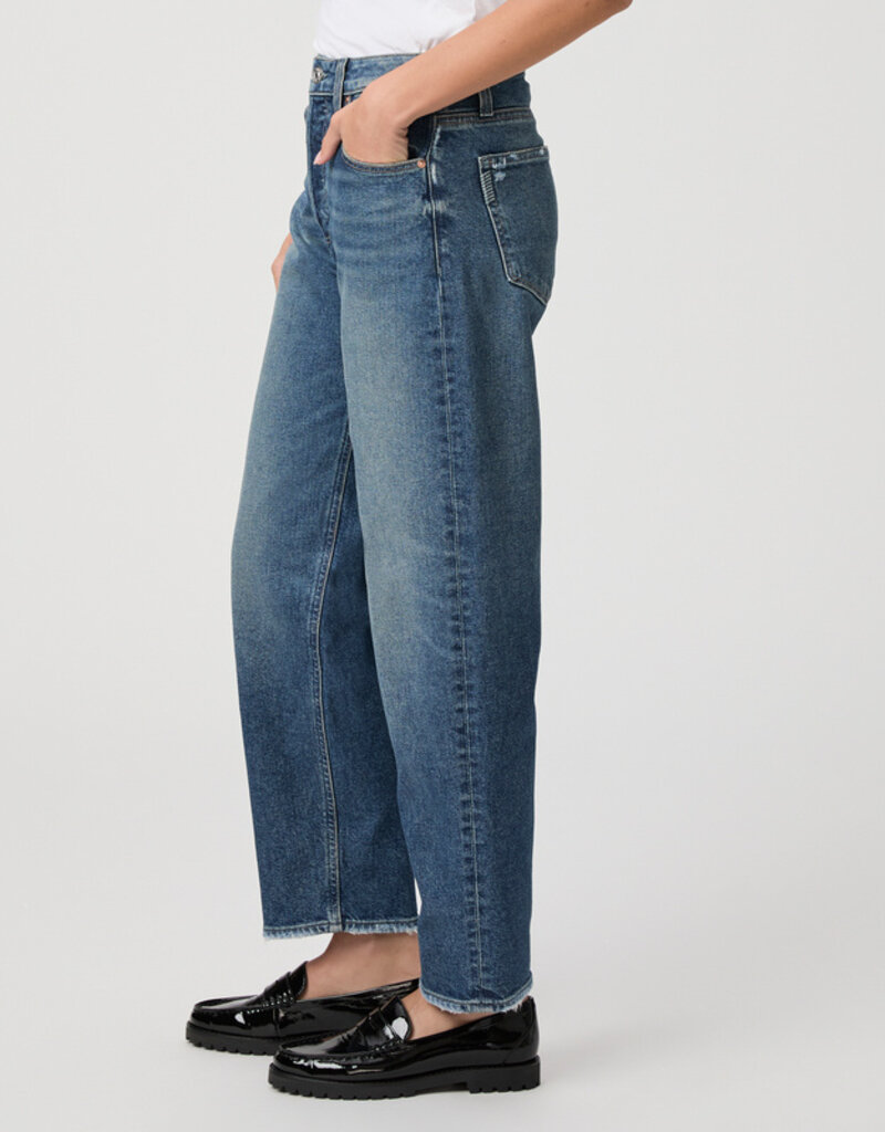 Paige Alexis Barrel Leg Jean - Lovejoy Distressed