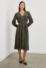 Rails Fabian Dress - Olive Pebble
