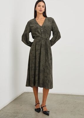 Rails Fabian Dress - Olive Pebble