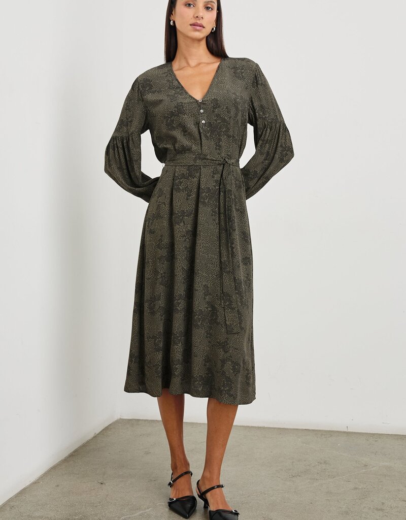Rails Fabian Dress - Olive Pebble