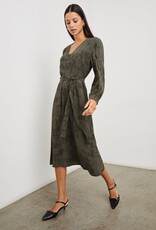Rails Fabian Dress - Olive Pebble