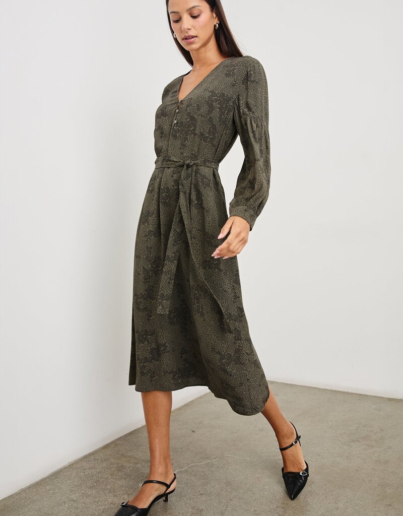 Rails Fabian Dress - Olive Pebble