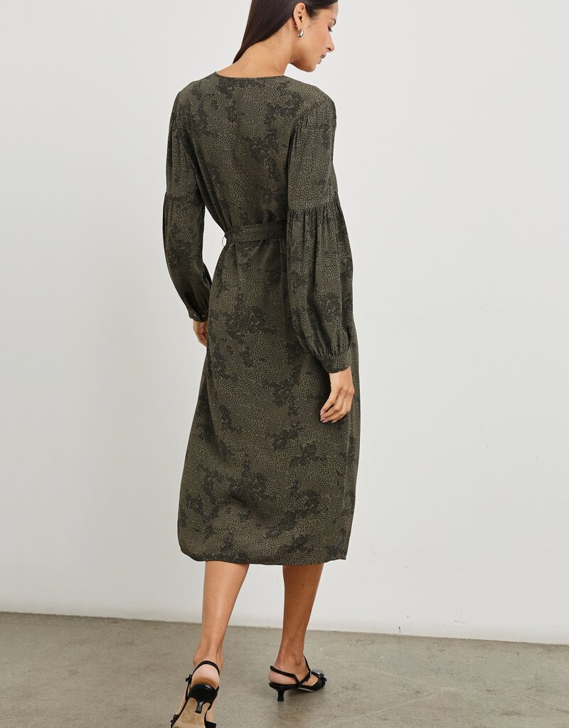 Rails Fabian Dress - Olive Pebble