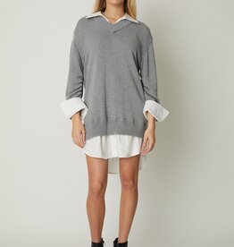JS71 Nicholas Dress - Heather Grey