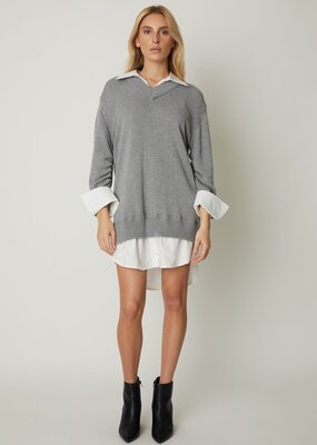 JS71 Nicholas Dress - Heather Grey