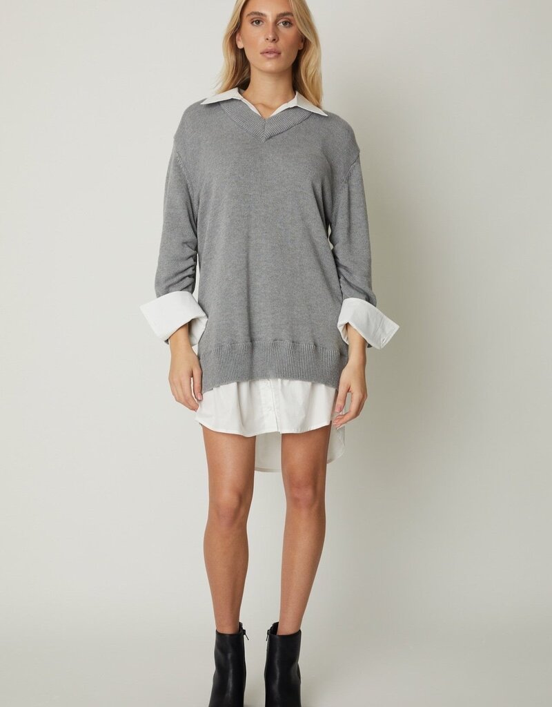 JS71 Nicholas Dress - Heather Grey