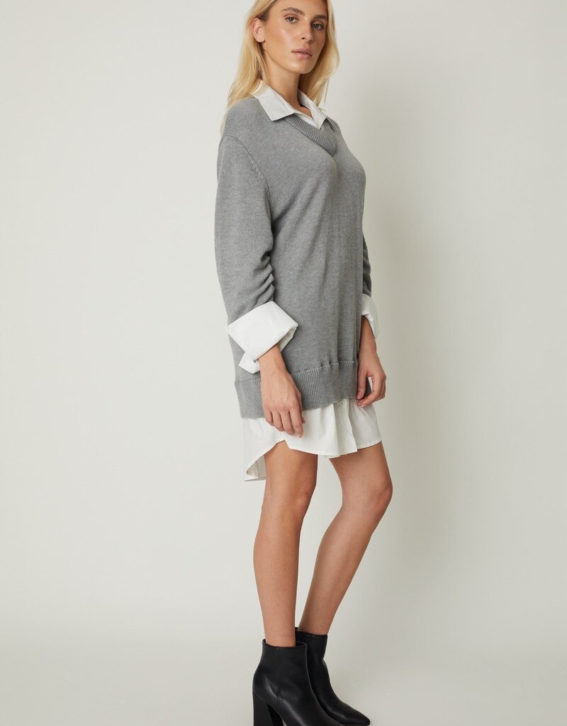 JS71 Nicholas Dress - Heather Grey