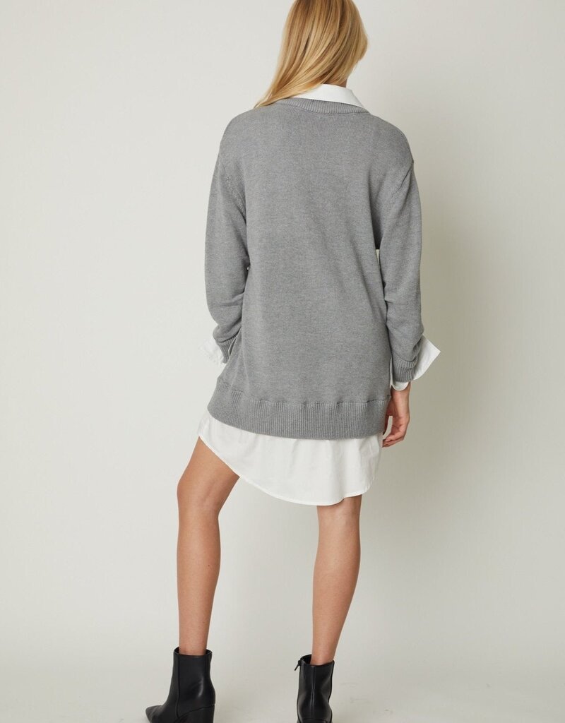 JS71 Nicholas Dress - Heather Grey