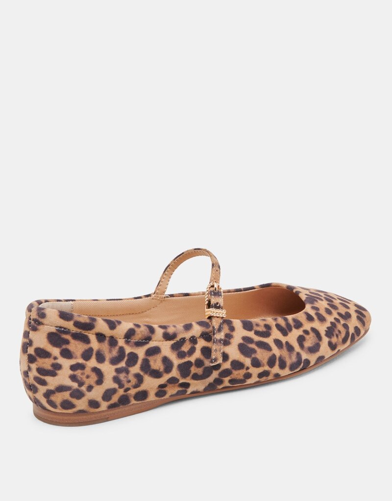Dolce Vita Reyes Ballet Flat - Dark Leopard Suede