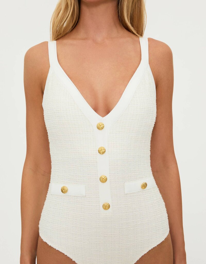 Beach Riot Eloise One Piece - I Do Ivory