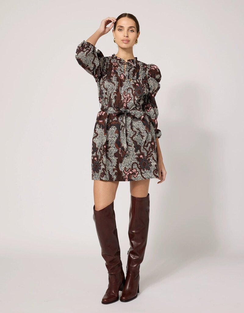 Cleobella Ivana Mini Dress - Castello Print
