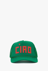 Clare V. Ciao Trucker - Green/Poppy