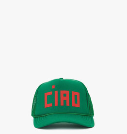 Clare V. Ciao Trucker - Green/Poppy
