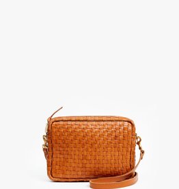 Clare V. Midi Sac - Natural Woven Checker