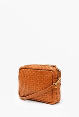 Clare V. Midi Sac - Natural Woven Checker