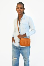 Clare V. Midi Sac - Natural Woven Checker