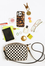 Clare V. Midi Sac - Natural Woven Checker