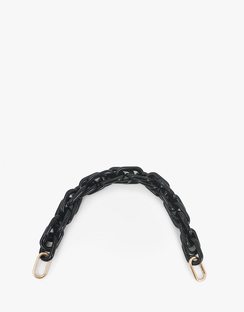 Clare V. Shortie Strap - Black Resin