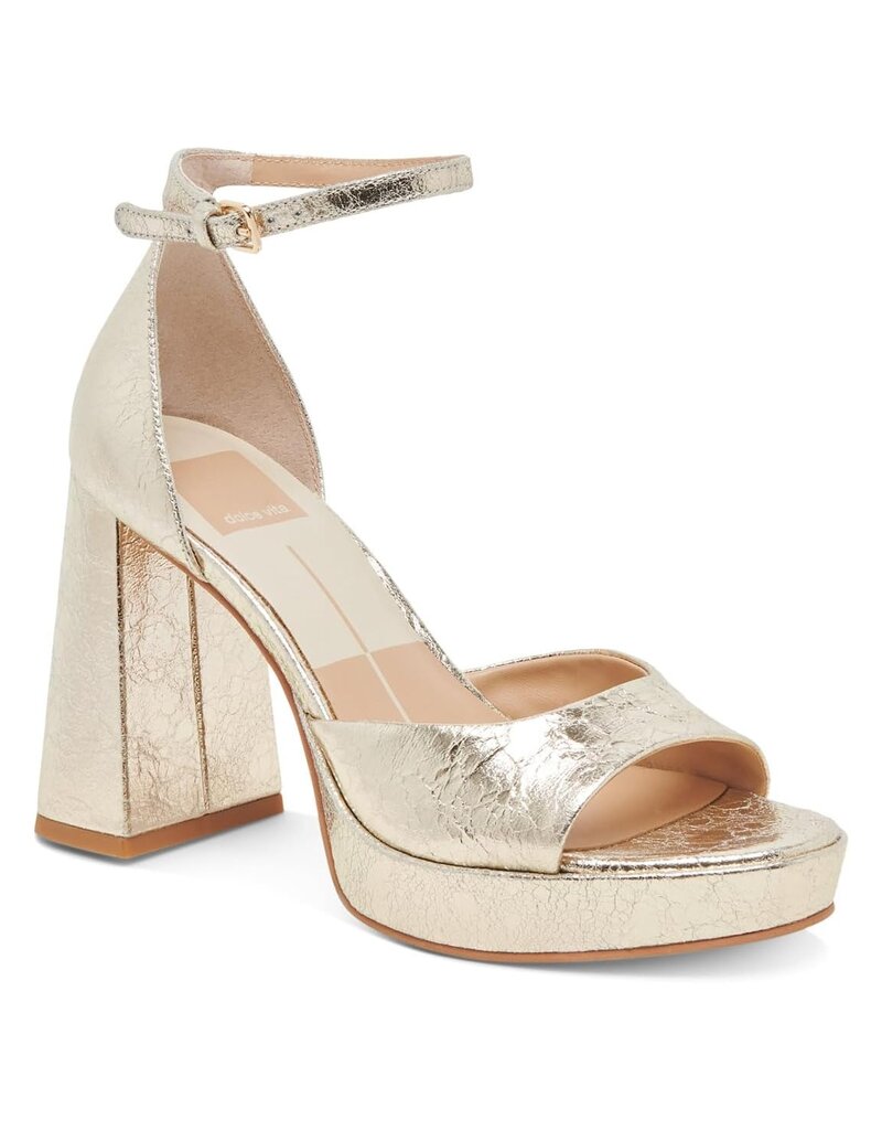Dolce Vita Pandro Heel - Platinum Distressed Leather