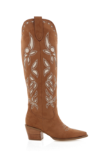 Billini Della Boot - Dark Tan Suede