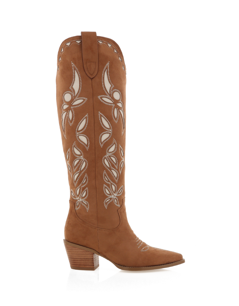 Billini Della Boot - Dark Tan Suede
