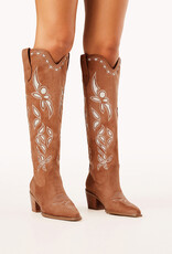 Billini Della Boot - Dark Tan Suede