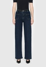 Frame Le Slim Palazzo Bardot Pocket - Cursive