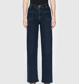 Frame Le Slim Palazzo Bardot Pocket - Cursive