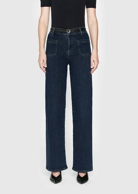 Frame Le Slim Palazzo Bardot Pocket - Cursive