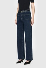 Frame Le Slim Palazzo Bardot Pocket - Cursive