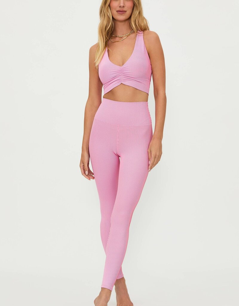 Beach Riot Tayler 7/8 Legging - Candy Cane Rib