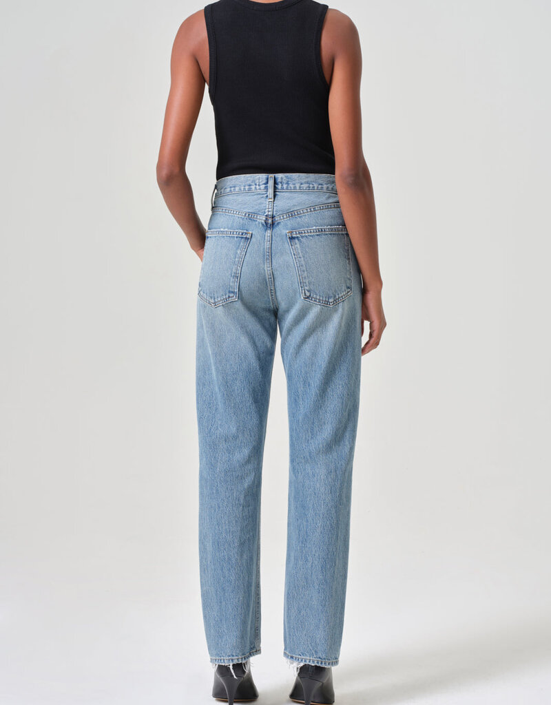 AGOLDE 90s Pinch Waist High Rise Straight - Backdrop