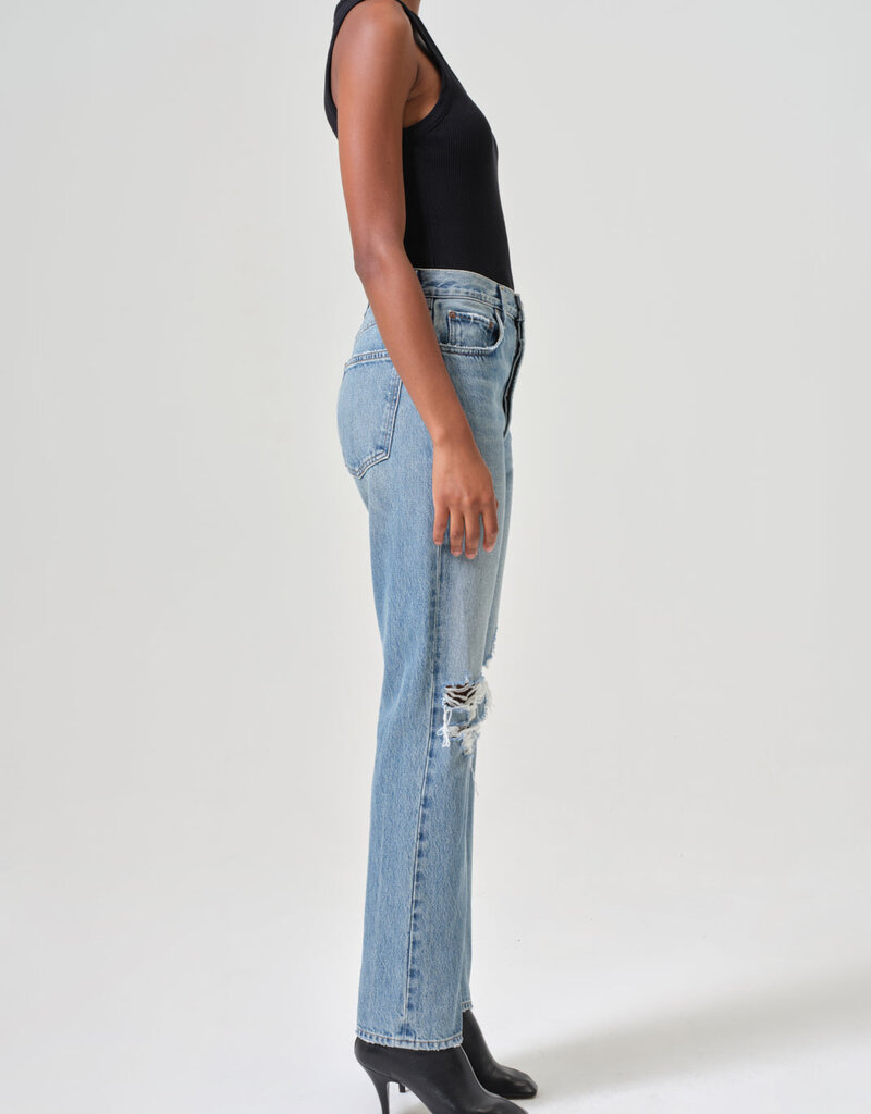 AGOLDE 90s Pinch Waist High Rise Straight - Backdrop