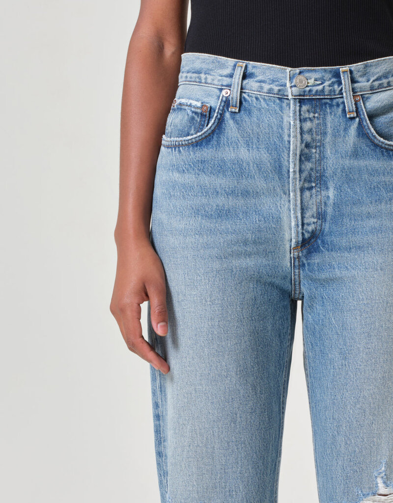 AGOLDE 90s Pinch Waist High Rise Straight - Backdrop