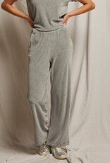 perfectwhitetee Holly Velour Relaxed Leg Sweatpant