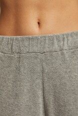 perfectwhitetee Holly Velour Relaxed Leg Sweatpant